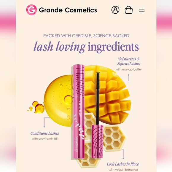 2 NWT Tubes Grande Wrap Mascara - Brand New Factory Sealed 4ml each - Picture 12 of 13